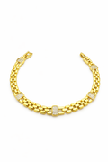 Real 14 Karat Gold Plated Bracelet