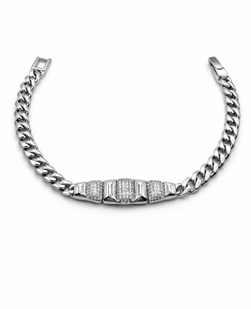 White Gold Plated Bracelet