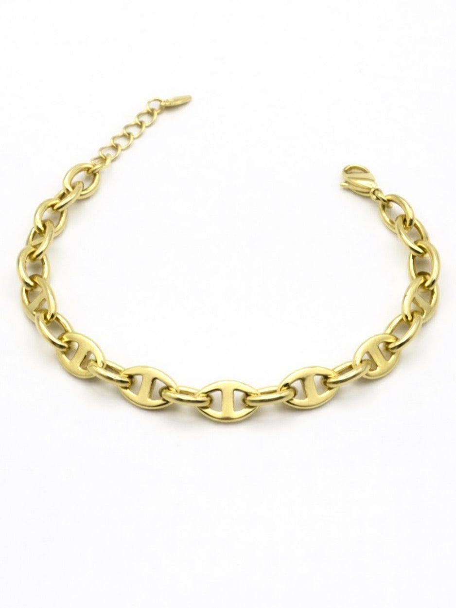 Real 14 Karat Gold Plated Bracelet