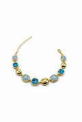 Crystal Stone Gold Bracelet