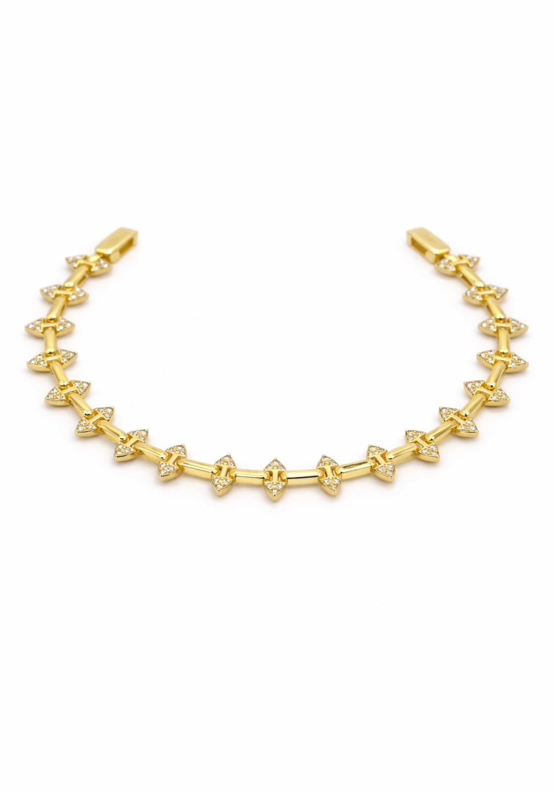 Real 14 Karat Gold Plated Bracelet